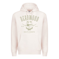 Pale Pink deadwood south dakota usa distressed skull design souvenir premium t s Premium Hoodie - StudioElite