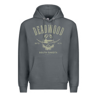 Rock deadwood south dakota usa distressed skull design souvenir premium t s Premium Hoodie - StudioElite