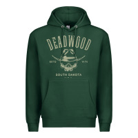 Sports Green deadwood south dakota usa distressed skull design souvenir premium t s Premium Hoodie - StudioElite