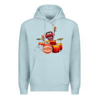 Blue Mist The muppets animal drummer Premium Hoodie - StudioElite