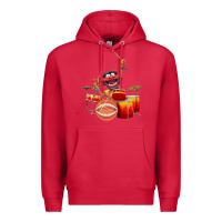 Cardinal The muppets animal drummer Premium Hoodie - StudioElite