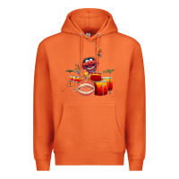 Carrot The muppets animal drummer Premium Hoodie - StudioElite