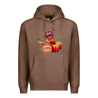 Chestnut The muppets animal drummer Premium Hoodie - StudioElite