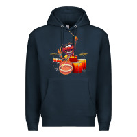 Navy The muppets animal drummer Premium Hoodie - StudioElite