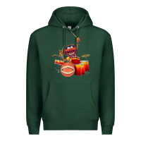 Sports Green The muppets animal drummer Premium Hoodie - StudioElite
