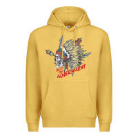 Antique Gold trust the government skull native american chief native t shirt Premium Hoodie - StudioElite