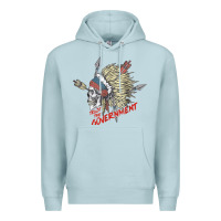 Blue Mist trust the government skull native american chief native t shirt Premium Hoodie - StudioElite