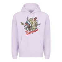 Lilac trust the government skull native american chief native t shirt Premium Hoodie - StudioElite