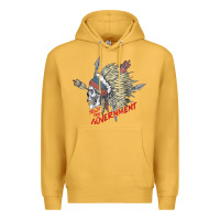 Mustard trust the government skull native american chief native t shirt Premium Hoodie - StudioElite