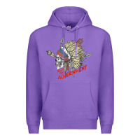 Purple trust the government skull native american chief native t shirt Premium Hoodie - StudioElite
