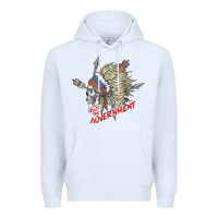 White trust the government skull native american chief native t shirt Premium Hoodie - StudioElite