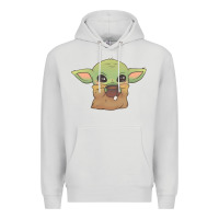 Dove Grey Baby yoda Premium Hoodie - StudioElite