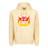Pina Colada This Girl Is On Fire Fierce Lady Woman Power Go Girls Fiery Premium Hoodie - StudioElite