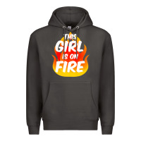 Smoke This Girl Is On Fire Fierce Lady Woman Power Go Girls Fiery Premium Hoodie - StudioElite