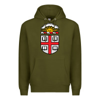 Army Green brown university Premium Hoodie - StudioElite