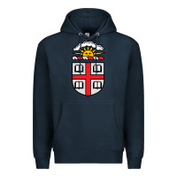 Navy brown university Premium Hoodie - StudioElite