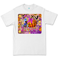 White 1st Halloween Premium Tee - CowhideDigitalArt