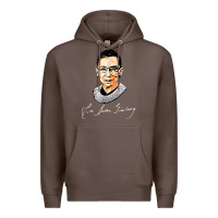 Coffee rbg ruth bader ginsburg feminist t shirt   signature art Premium Hoodie - StudioElite