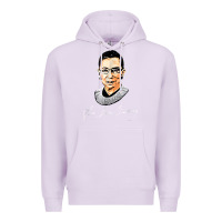Lilac rbg ruth bader ginsburg feminist t shirt   signature art Premium Hoodie - StudioElite