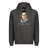 Smoke rbg ruth bader ginsburg feminist t shirt   signature art Premium Hoodie - StudioElite
