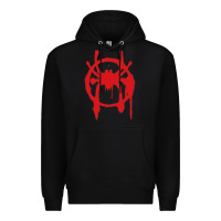 Black Into the Spider-Verse Premium Hoodie - StudioElite