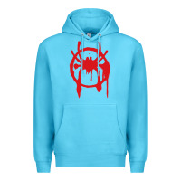 Ocean Blue Into the Spider-Verse Premium Hoodie - StudioElite
