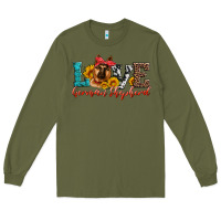 Army Green love german shepherd Long Sleeve Tee - Artiststas