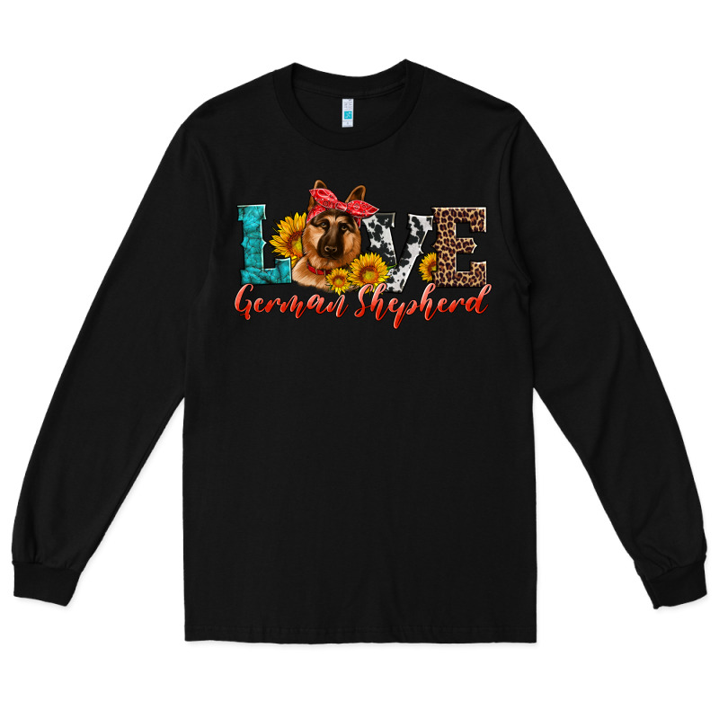 Love German Shepherd Long Sleeve Tee by Artiststas | Teevron