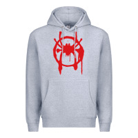 Heather Grey Into the Spider-Verse Premium Hoodie - StudioElite