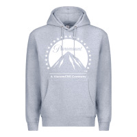Heather Grey Paramount Pictures 3 Premium Hoodie - StudioElite