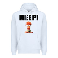 White Beaker MEEP Premium Hoodie - StudioElite