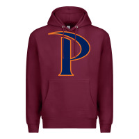 Burgundy pepperdine waves Premium Hoodie - StudioElite