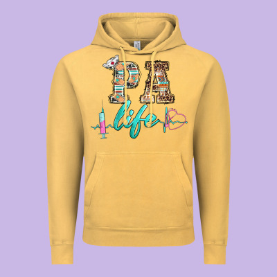 Western Nurse Pa  Life Vintage Hoodie Designed By Barkaloodesign