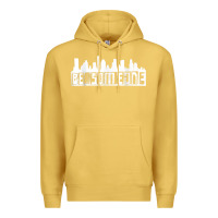 Antique Gold be someone h town houston texas skyline. t shirt Premium Hoodie - StudioElite