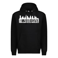 Black be someone h town houston texas skyline. t shirt Premium Hoodie - StudioElite