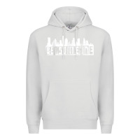 Dove Grey be someone h town houston texas skyline. t shirt Premium Hoodie - StudioElite