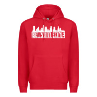 Red be someone h town houston texas skyline. t shirt Premium Hoodie - StudioElite