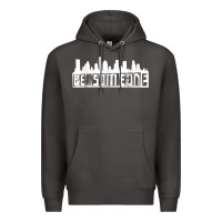 Smoke be someone h town houston texas skyline. t shirt Premium Hoodie - StudioElite