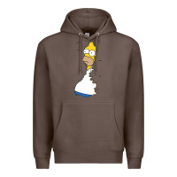 Coffee Homer In Hedges Classic Premium Hoodie - StudioElite