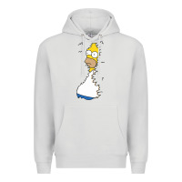 Dove Grey Homer In Hedges Classic Premium Hoodie - StudioElite