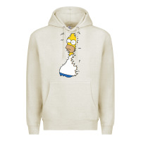 Oatmeal Heather Homer In Hedges Classic Premium Hoodie - StudioElite