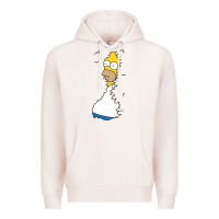 Pale Pink Homer In Hedges Classic Premium Hoodie - StudioElite
