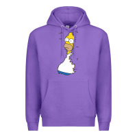 Purple Homer In Hedges Classic Premium Hoodie - StudioElite
