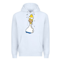 White Homer In Hedges Classic Premium Hoodie - StudioElite