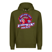 Army Green granite city lumberjacks hockey Premium Hoodie - StudioElite