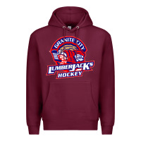 Burgundy granite city lumberjacks hockey Premium Hoodie - StudioElite