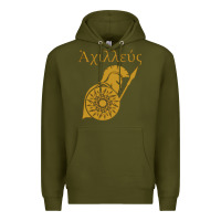 Army Green achilles son of peleus Premium Hoodie - StudioElite