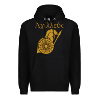 Black achilles son of peleus Premium Hoodie - StudioElite