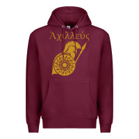 Burgundy achilles son of peleus Premium Hoodie - StudioElite