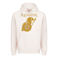 Pale Pink achilles son of peleus Premium Hoodie - StudioElite